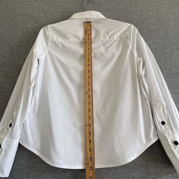 Jason Wu White Shirt Size XS Old Money Quiet Luxury Academia Preppy Button Up - Picture 12 of 13